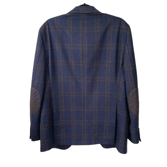 SAMUELSOHN Wool Single Breasted Blazer Jacket Removable Zip Bib 42R - Picture 7 of 16